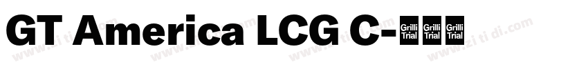 GT America LCG C字体转换